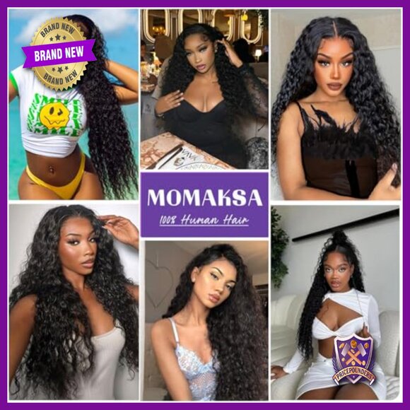 28 Inch 13x4 HD Lace Front Wig Human Hair Deep Wave Glueless main image 5